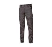 U-Power Pantalon de travail homme GUAPO, coupe slim, genouillère, extensible, 98% coton 2% spandex