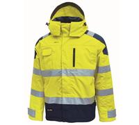 U-Power - Parka imperméable jaune haute visibilité DEFENDER XXXXL