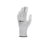 U-Power Pika Gants De Travail Anti-sécurité Suporto Polyester Fibre De Carbone Split Polyuréthane Anti-statique Écran Tactile Protection Risques Mécaniques Thermiques Gris 7/S