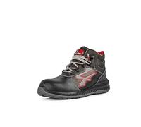 U-Power Red Industry® Boston, Chaussures de sécurité, hautes, légères et flexibles, anti-perforation, anti-crevaison, avec insert Infinergy, avec embouts en aluminium (Black 43)