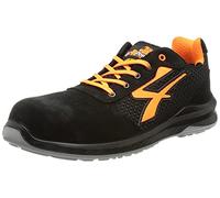 U-Power Red Industry® Nairobi, Chaussures de sécurité unisexes, Baskets en cuir légères, flexibles et anti-crevaison, avec insert Infinergy, avec embouts en aluminium (Arancione 42)