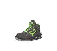 U-Power Red Lion Hummer, Chaussures de sécurité, Hautes, Légères et Flexibles, Anti perforation, Anti crevaison, avec Insert Infinergy, avec Embouts en Aluminium (Grey & Green 40)