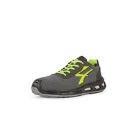 U-POWER Red Lion® Primf, Chaussures de sécurité, légères et confortables, nylon ultra respirant, anti-crevaison, insert Infinergy, avec embouts en aluminium (Black 42)