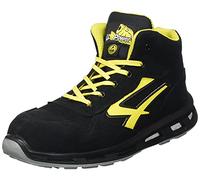 U-Power Red Lion® Shot , Chaussures de sécurité, hautes, légères et flexibles, anti-perforation, anti-crevaison, avec insert Infinergy, avec embouts en aluminium (Black 42)