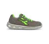 U-Power Red Lion® Summer, Chaussures de sécurité, Baskets Unisexes Confortables, Légères, Anti-crevaison, Semelle Bast, Insert Infinergy, avec Embouts en Aluminium (Green 41)