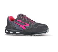 U-Power Red Lion Verok, Chaussures de sécurité unisexes, légères, flexibles, anti-crevaison, antidérapantes, avec insert Infinergy, avec embouts en aluminium (Pink Rose 42)