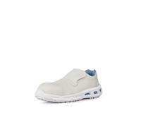 U-Power Red Lion® Whiteo, Sans métal, White sans cordes, Chaussures de sécurité basses, Insert Infinergy, Confortables et légères, Hydrofuges, Antidérapantes (White 46)