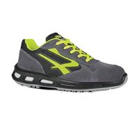 U-Power Red Lion® Yellow, Chaussures de sécurité en cuir, Baskets unisexes légères anti-crevaison, Semelle bast, Insert Infinergy, avec embouts en aluminium (Yellow 47)