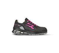 U-Power Red Premium Ivy, Chaussures de sécurité basses avec empeigne en nylon respirant et microfibre, embout AirToe Aluminium, semelle Infinergy, système anti-perforation, fuchsia, 39 EU