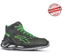 U-Power Chaussures de sécurité Daryl S ESD S3S CI FO SR embout alu Gris-vert fluo
