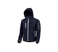 U-Power - Veste de travail Soft Shell respirante et déperlante - METROPOLIS Deep Blue - DW024DB - U-Power