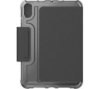 Urban Armor Gear – Étui UAG Lucent iPad mini 6 (2021) – Stand, rabat magnétique, Noir transparent
