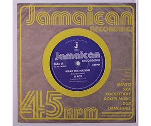 U ROY - wake the nation / non violence 45 rpm single