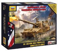 U.S: 15mm Self Obusier Automoteur M-109A2 S.O.G 1:100 Plastique Model Kit