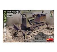 U.s. Armored Tractor W/angle Dozer Blade - 1:35e - Miniart G