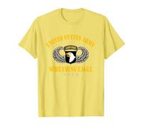 U.S Army 101st Airborne Screaming Eagle Veterans Day T-Shirt, Homme, Citron, M