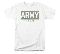 U.S. Army Block Logo T Shirt Tee United States Armed Forces USA White3XL