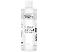 U.S. Art Supply Effacer Gesso acrylique Medium, flacon de 480 ml