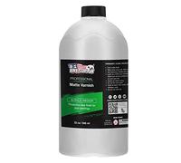 U.S. Art Supply Vernis mat professionnel, 946 ml (quart) - Finition protectrice permanente transparente pour peintures et œuvres d'art, appliquer sur peinture acrylique sèche, UV, réduit les reflets de la photographie