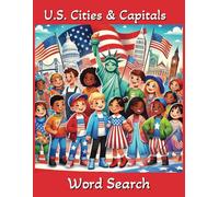 U.S. Cities & Capitals Word Search for Kids: Explore America One Puzzle at a Time!