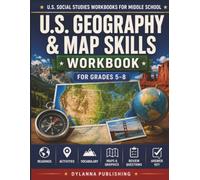 U.S. Geography & Map Skills Workbook for Grades 5-8