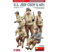 MiniArt Kit maquette 1:35 U.S. Jeep Crew & MPs Édition spéciale MA35308