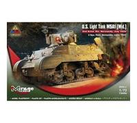 U.s.light Tank M5a1 (mid) 2nd Armd.div.n - 1:72e - Mirage Hobby
