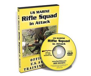 U.S. Marine Rifle Squad in Attack