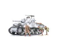 U.S.Medium Réservoir M4a3 Sherman 105mm Obusier 1:3 5 Plastique Model Kit