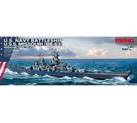 Meng-Model PS-004 - 1:700 U.S.Marine Battleship U.S.S.Missouri (BB-63) - Neu