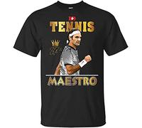 U.S Open 0 Sport Roger Federer Tennis Master T-Shirt Black-Navy Men-0