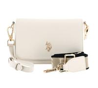 U.S. Pol o ASSN. Sac à épaule bandoulière crème pour femme - Mansion Flap Crossbody Bag Cream White 305841
