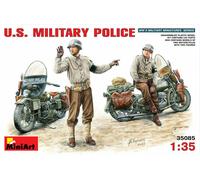 U.S.Police Militaire WWII Motorcycles + Figurines Plastique Kit 1:3 5 Model