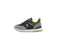 U.S. POLO ASSN. Baskets basses 'Tabry' gris / vert / noir, Taille 44