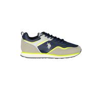 U.s. Polo Assn. - Baskets en Polyester Bleu avec Détails Sportifs - Femme - Chaussures - Bleu - Taille: 35 EU