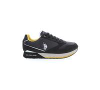 U.s. Polo Assn. - Baskets en Polyester Noir avec Détails Contrastants - Homme - Chaussures - Noir - Taille: 44 EU