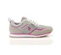 U.s. Polo Assn. - Baskets Slip-On Gris Rose Style Tendance - Femme - Chaussures - Rose - Taille: 35 EU