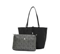 U.S.POLO ASSN. - Sac d'achat en polyuréthane, noir (29 X 14 X 27 cm)