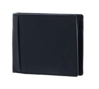 U.S. Polo Assn. Cuir Porte-Monnaie Carrick Horizontal Wallet with Coin Navy Bleu Marine