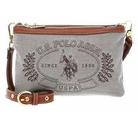 U.S. POLO ASSN. Double Zip Crossbody Bag Brown