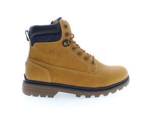 U.s. Polo Assn., Homme, Chaussures, Brun, Taille: 44 EU Bottes High-Top Beige avec Logo Iconique