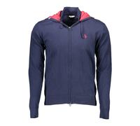 U.s. Polo Assn., Homme, Sweatshirts et sweats à capuche, Bleu, Taille: 2XL Cardigan Capuche en Coton et Cachemire Bleu
