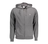 U.s. Polo Assn., Homme, Sweatshirts et sweats à capuche, Gris, Taille: 3XL Full Zip Lined Sweat à capuche