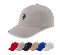 U.S. Polo Assn. Mens Washed Twill Cotton Adjustable Baseball Hat with Pony Logo and Curved Brim - Casquette de Baseball - Homme