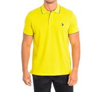 U.S. POLO ASSN. Polo à Manches Courtes Kory avec col à Revers contrasté 64782 pour Hommes