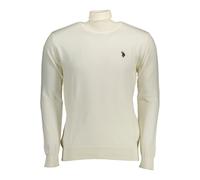 U.s. Polo Assn. - Pull Blanc en Coton et Cachemire à Col Roulé - Homme - Pulls - Blanc - Taille: 2XL