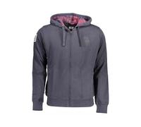 U.s. Polo Assn. - Pull en coton à fermeture éclair brodée - Homme - Sweatshirts et sweats à capuche - Bleu - Taille: XL