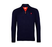 U.S. POLO ASSN. Pull-over bleu marine / rouge, Taille XXXL