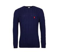 U.S. POLO ASSN. Pull-over bleu / rouge sang, Taille XXL