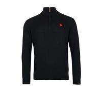 U.S. POLO ASSN. Pull-over rouge sang / noir, Taille M
